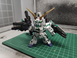 差点烂尾的 BB战士 No.390 全武装独角兽高达