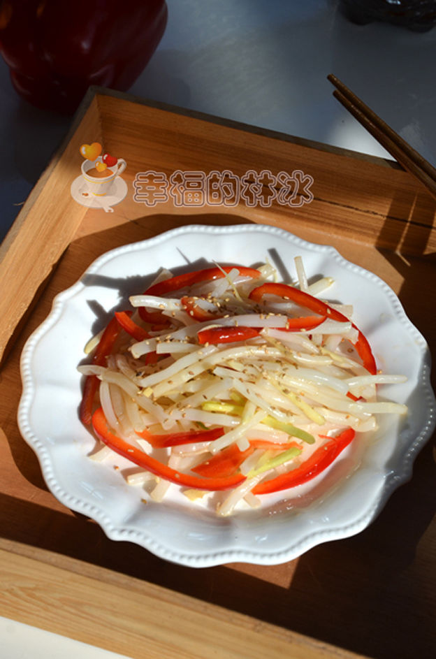清脆爽口的凉拌菜-凉拌银条