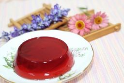 [点心]洛神花果冻